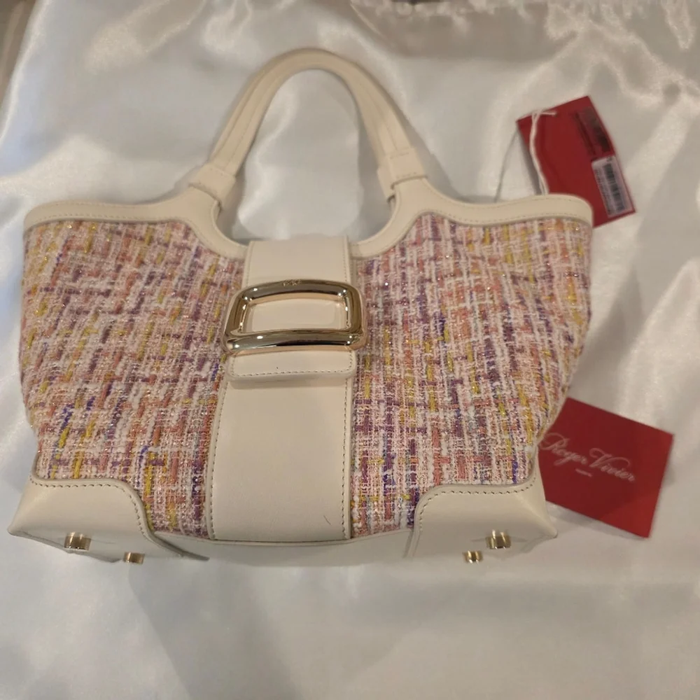 NWT Roger Vivier Choc Mini Shopping Bag